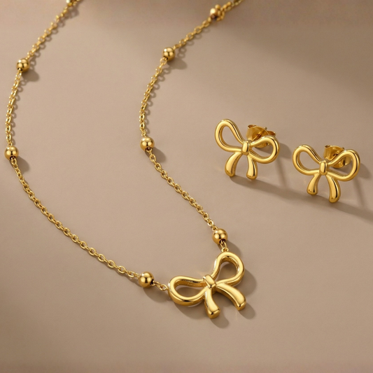 Bow Bliss Gold Set