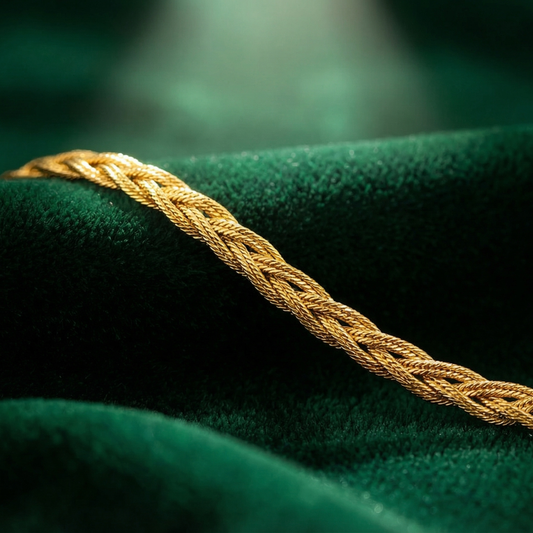 Luxe Bloom Gold Anklet