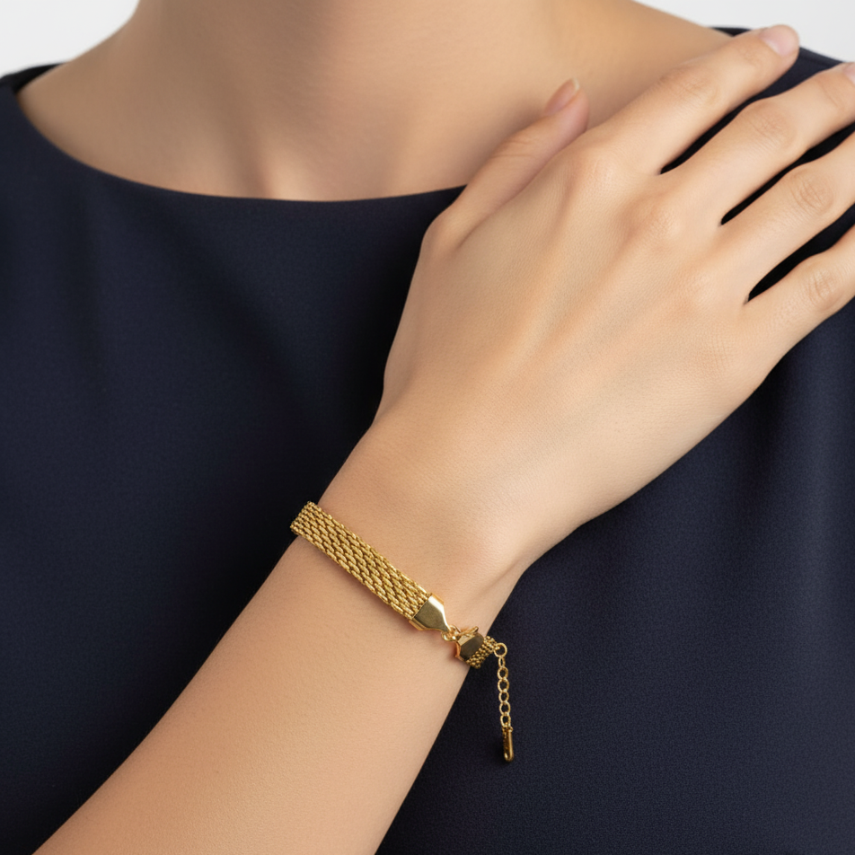 Bold Gold Chain Bracelet