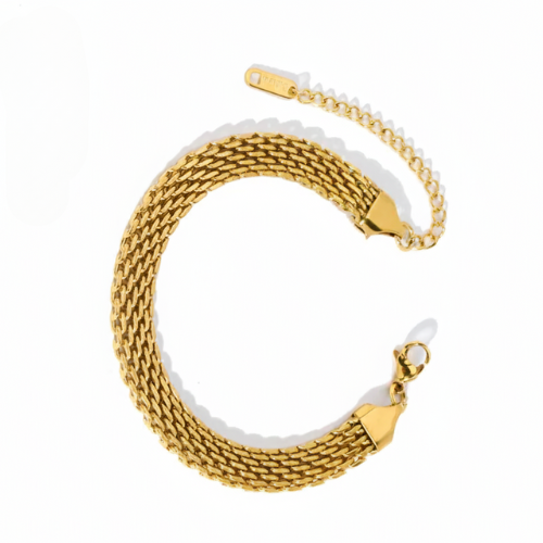 Bold Gold Chain Bracelet