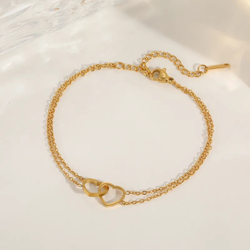 Golden Heart Pendant Necklace