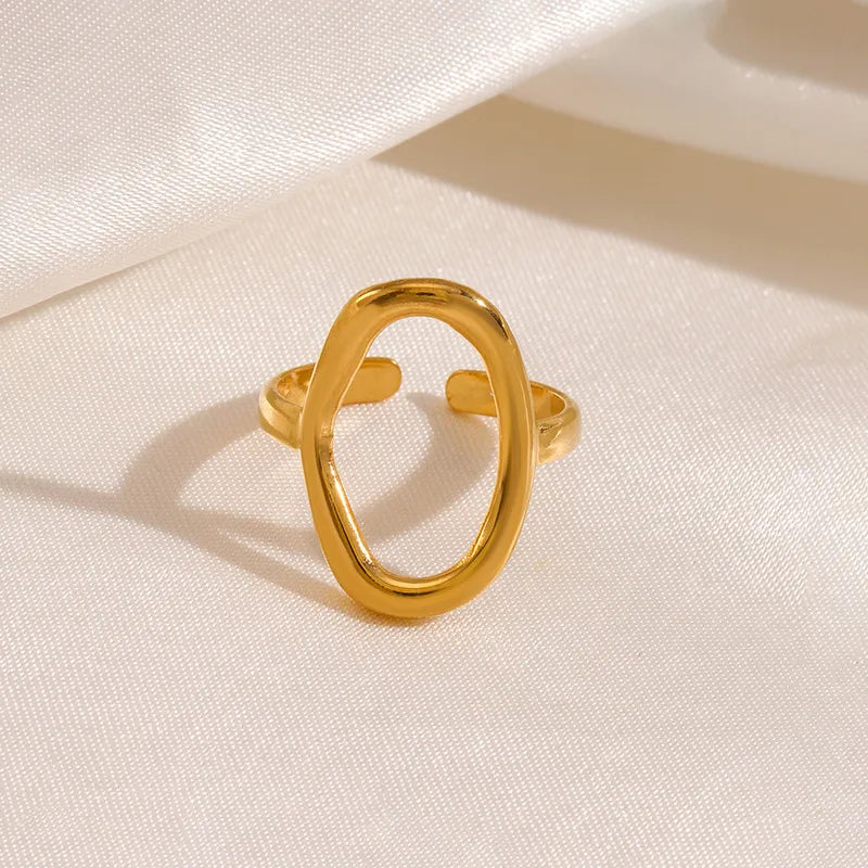 Timeless Oval Open Ring
