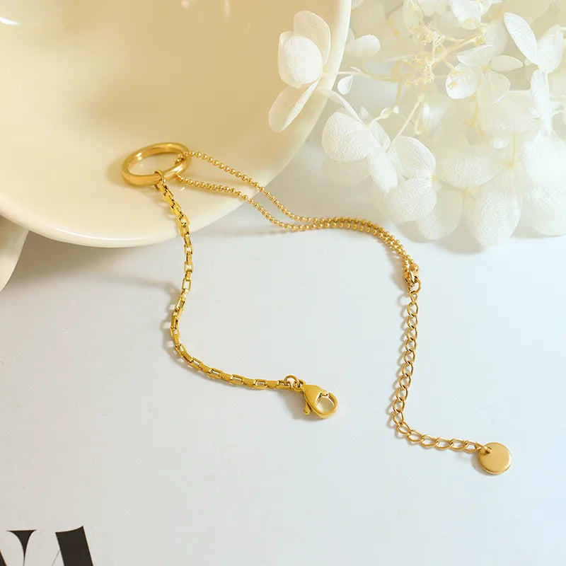 Timeless Gold Circle Bracelet