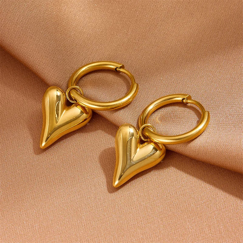 Golden Heart Jewelry Set