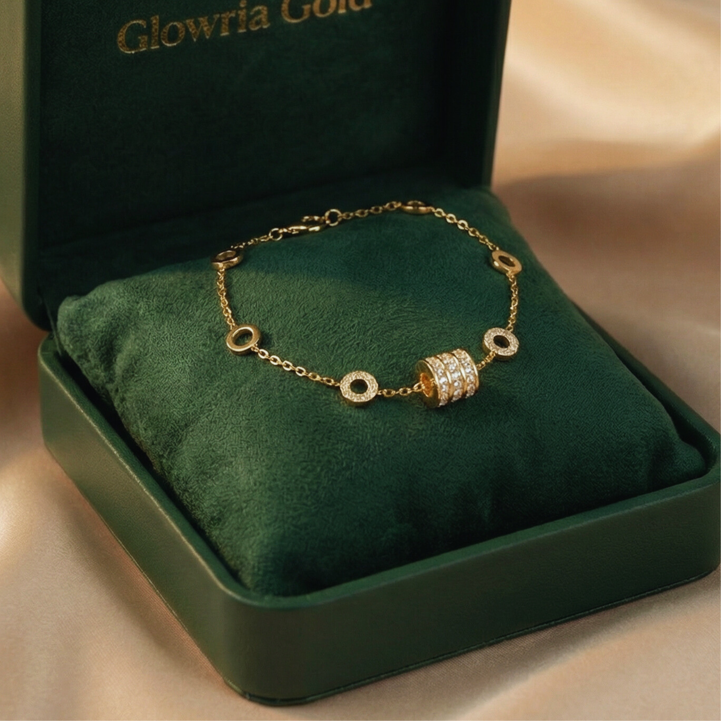 Radiant Gold Wrap Anklet