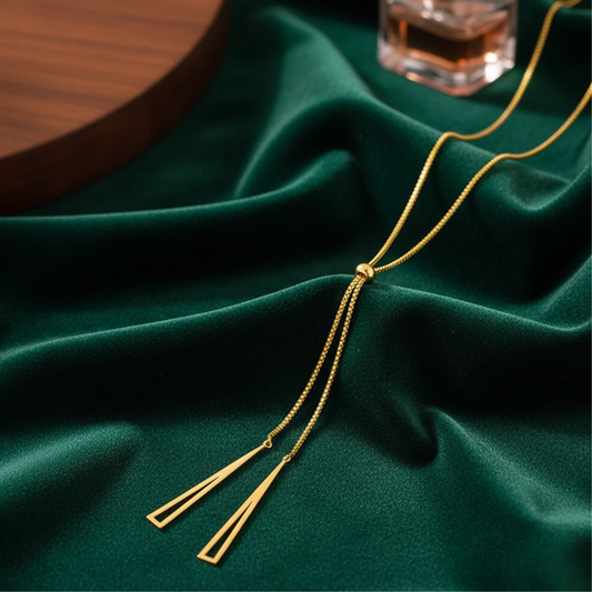 Golden Heart Link Necklace