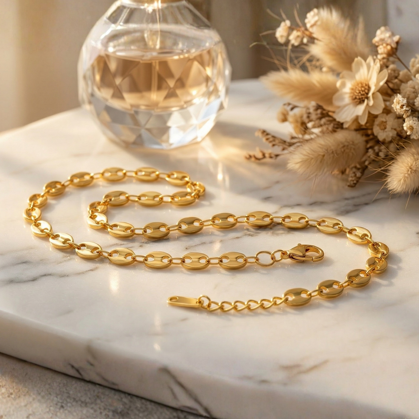 Bold Gold Chain Necklace