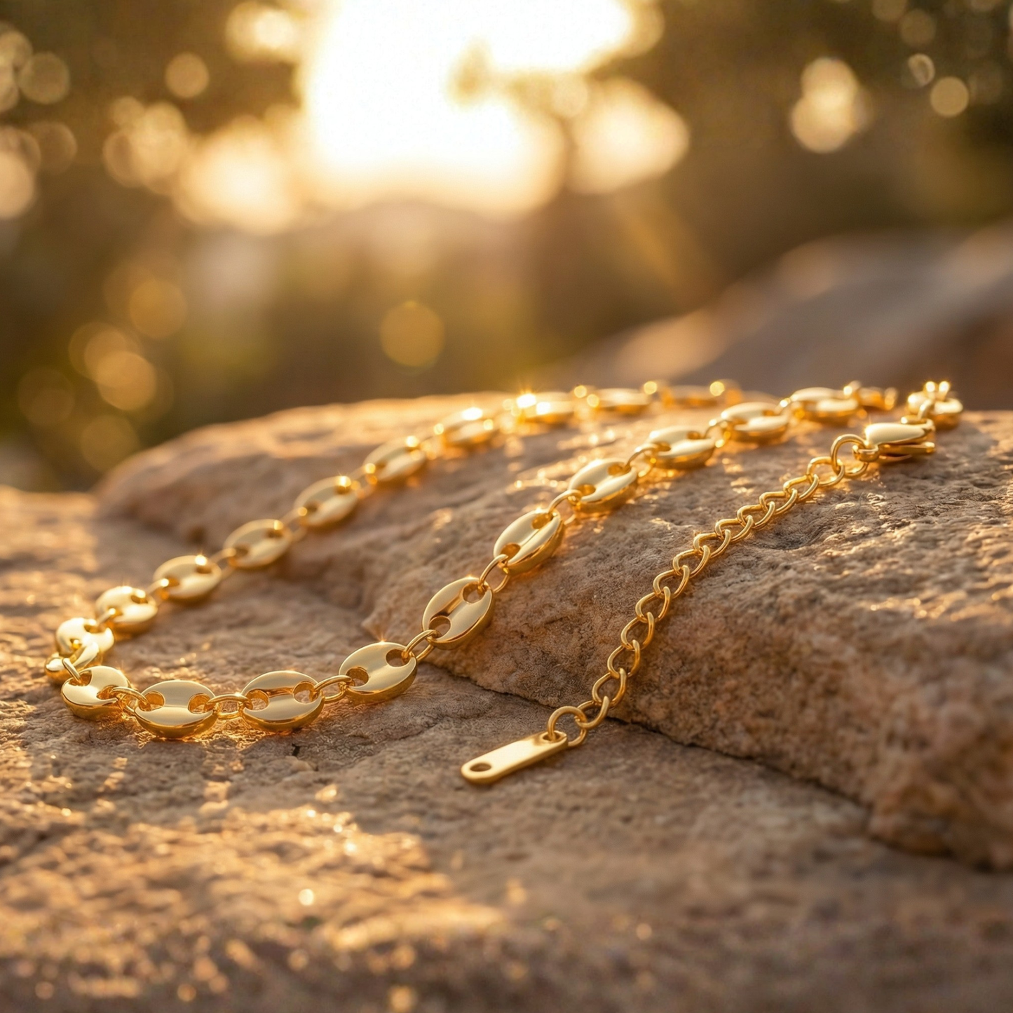 Bold Gold Chain Necklace