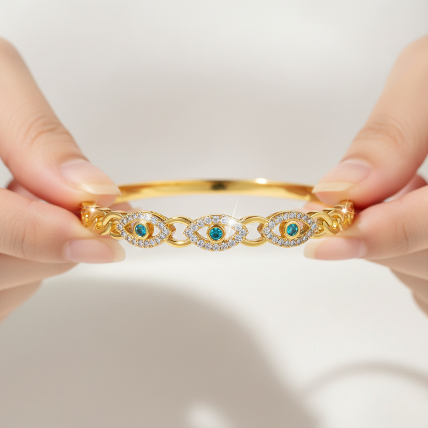Golden Devil’s Eye Bangle