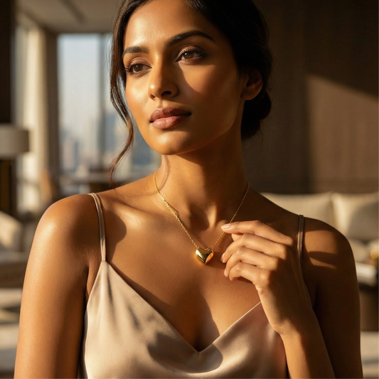 Timeless Gold Heart Necklace