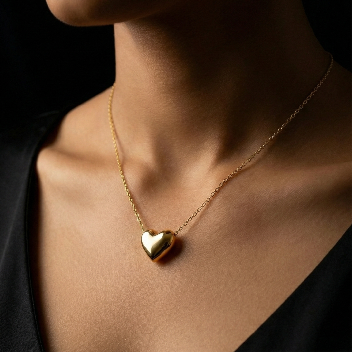 Timeless Gold Heart Necklace