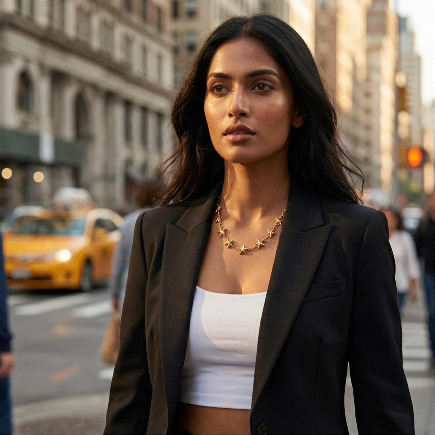 Golden Star Chain Necklace