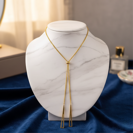 Golden Heart Link Necklace