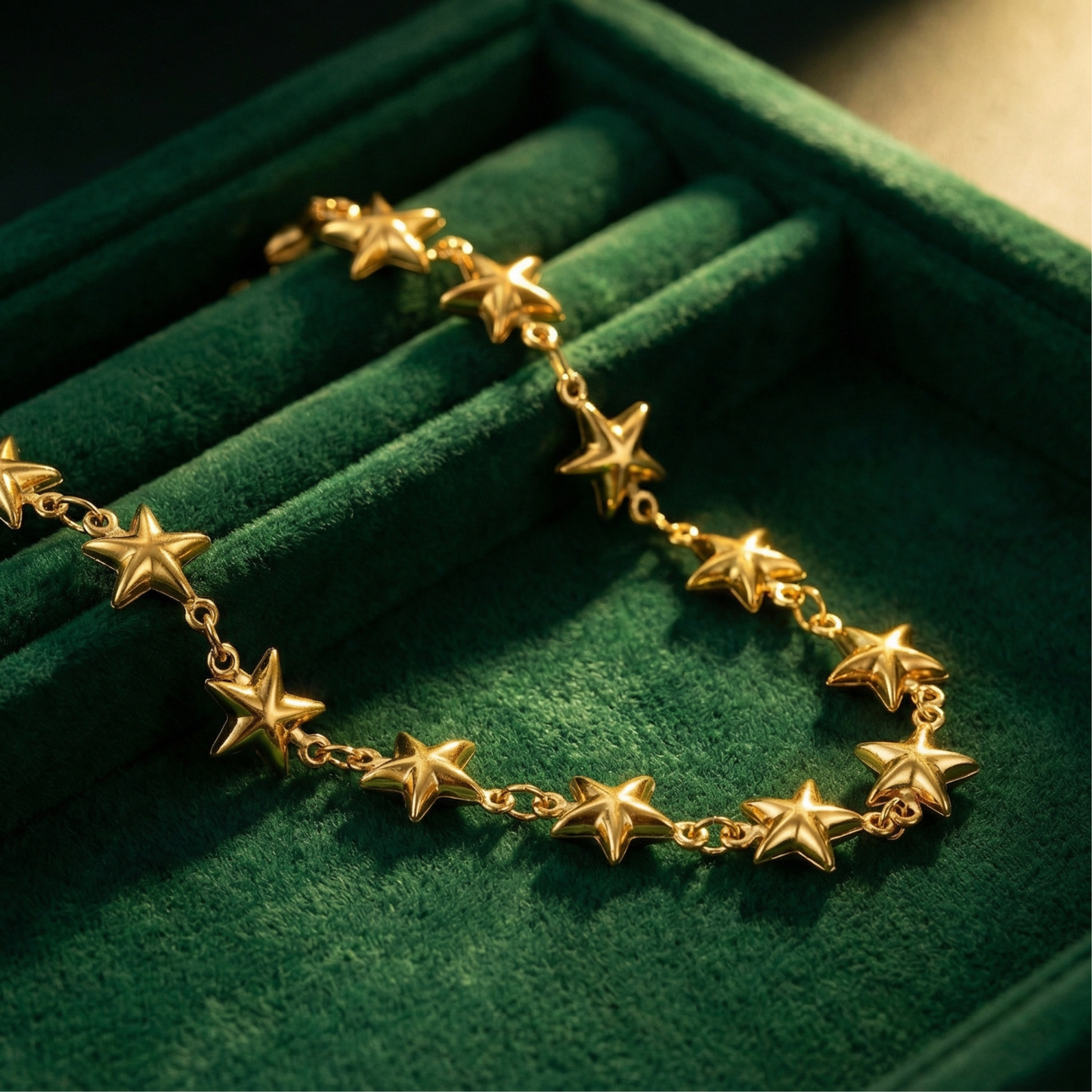 Golden Star Chain Necklace