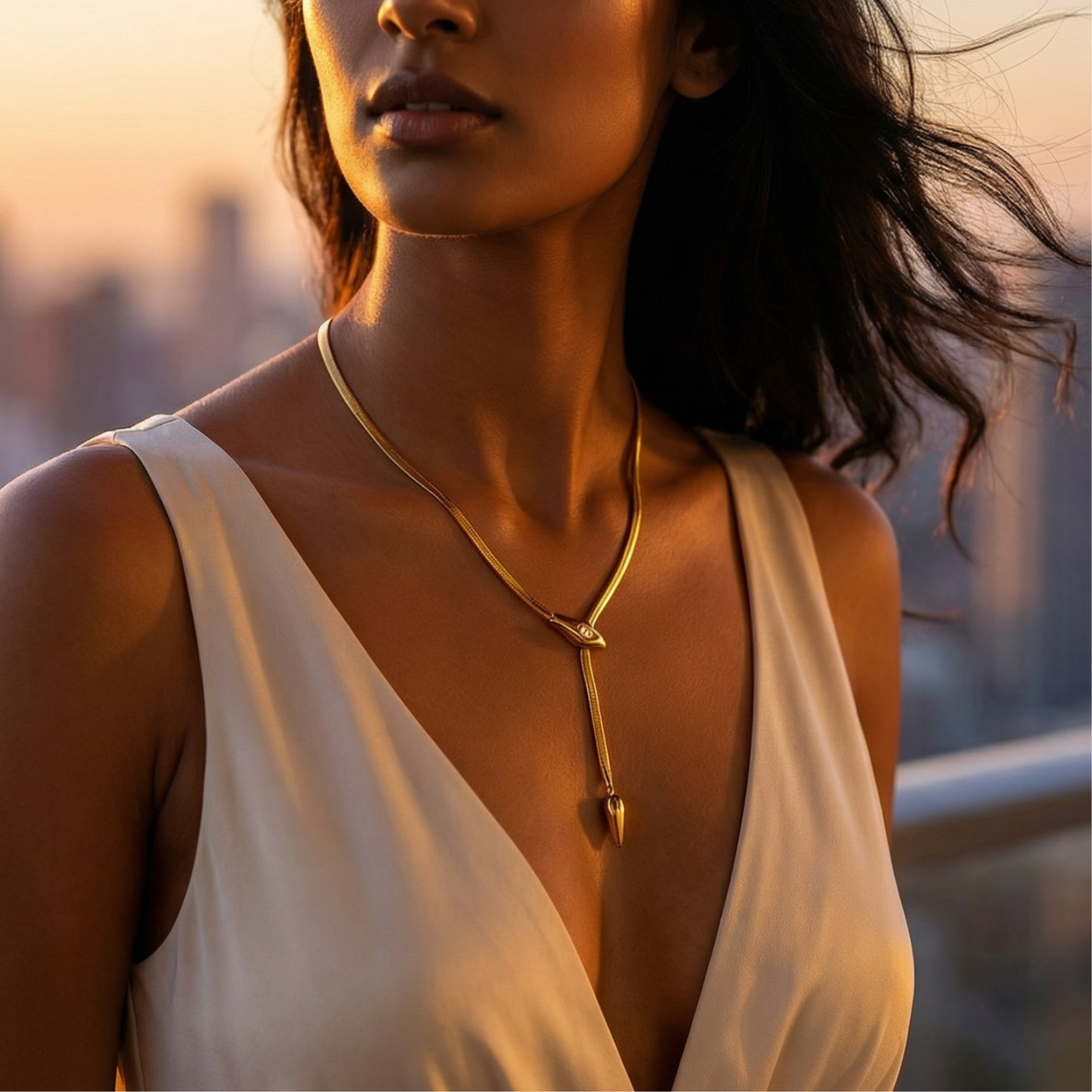 Golden Serpent Luxe Choker