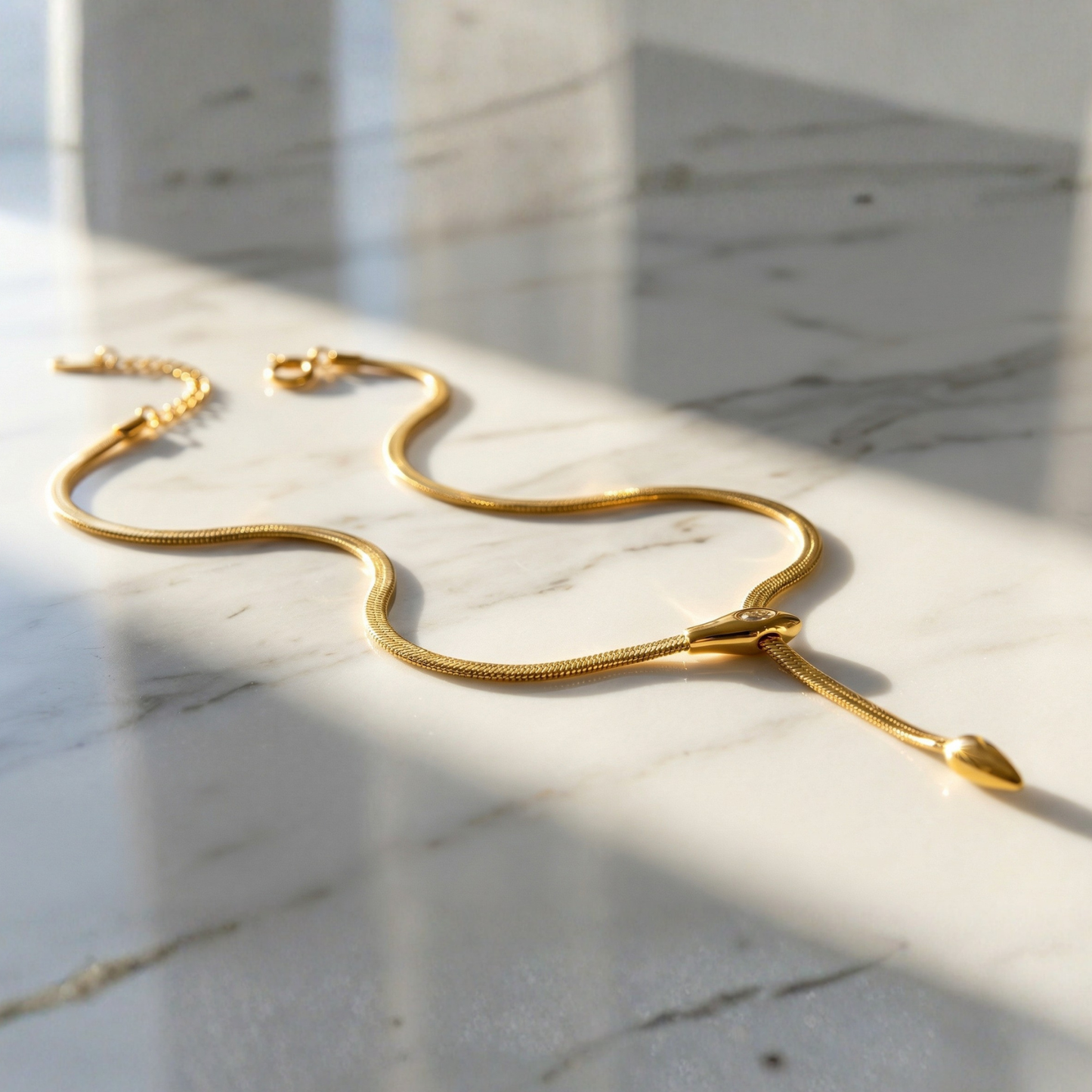 Golden Serpent Luxe Choker