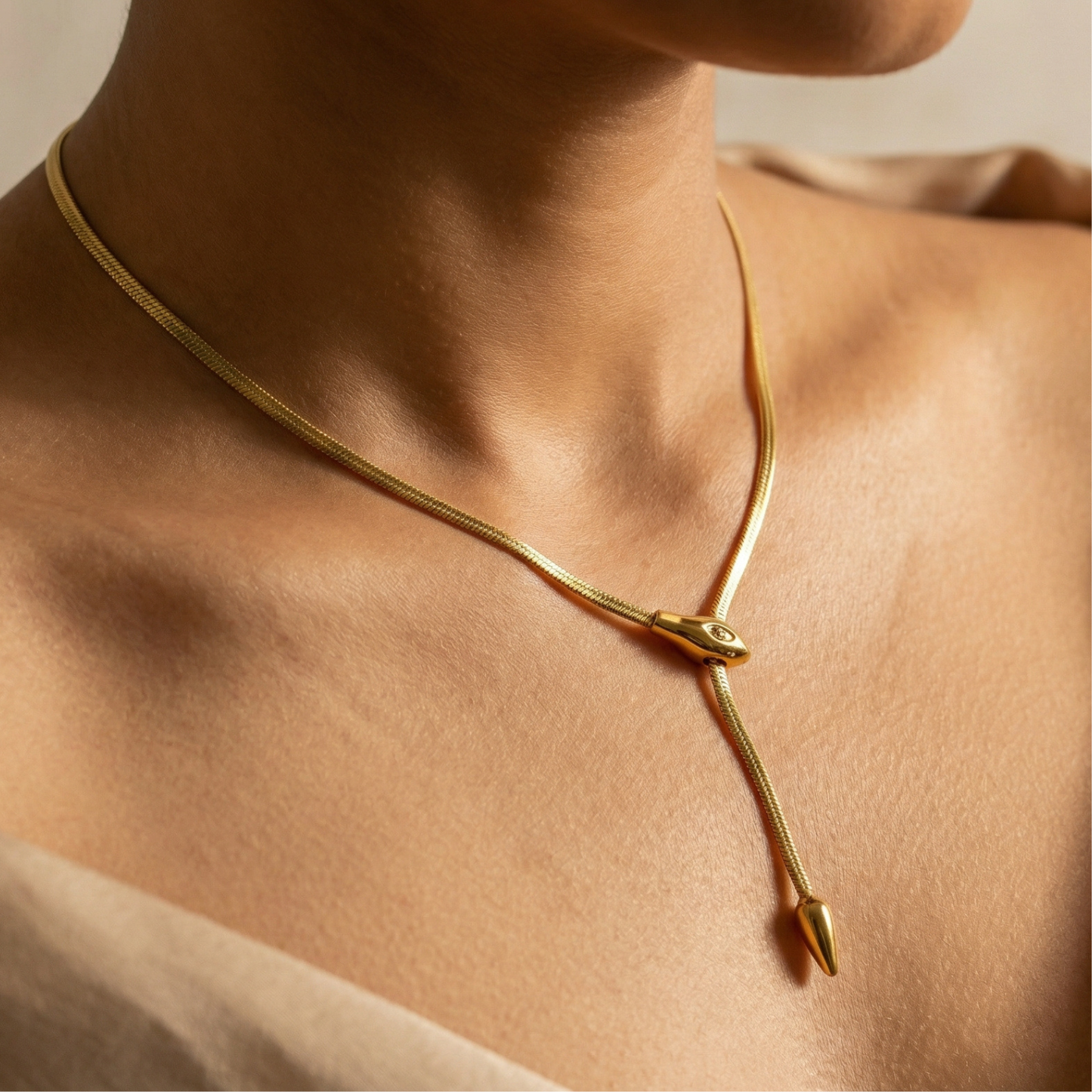 Golden Serpent Luxe Choker