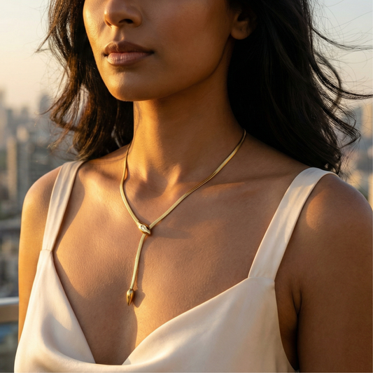 Golden Serpent Luxe Choker