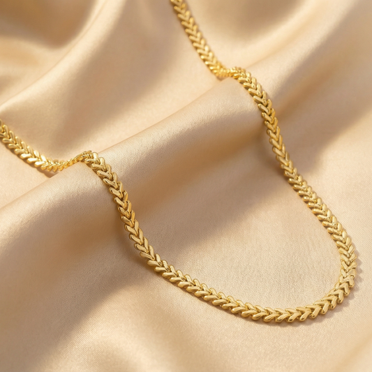 Luminous Heart Gold Necklace