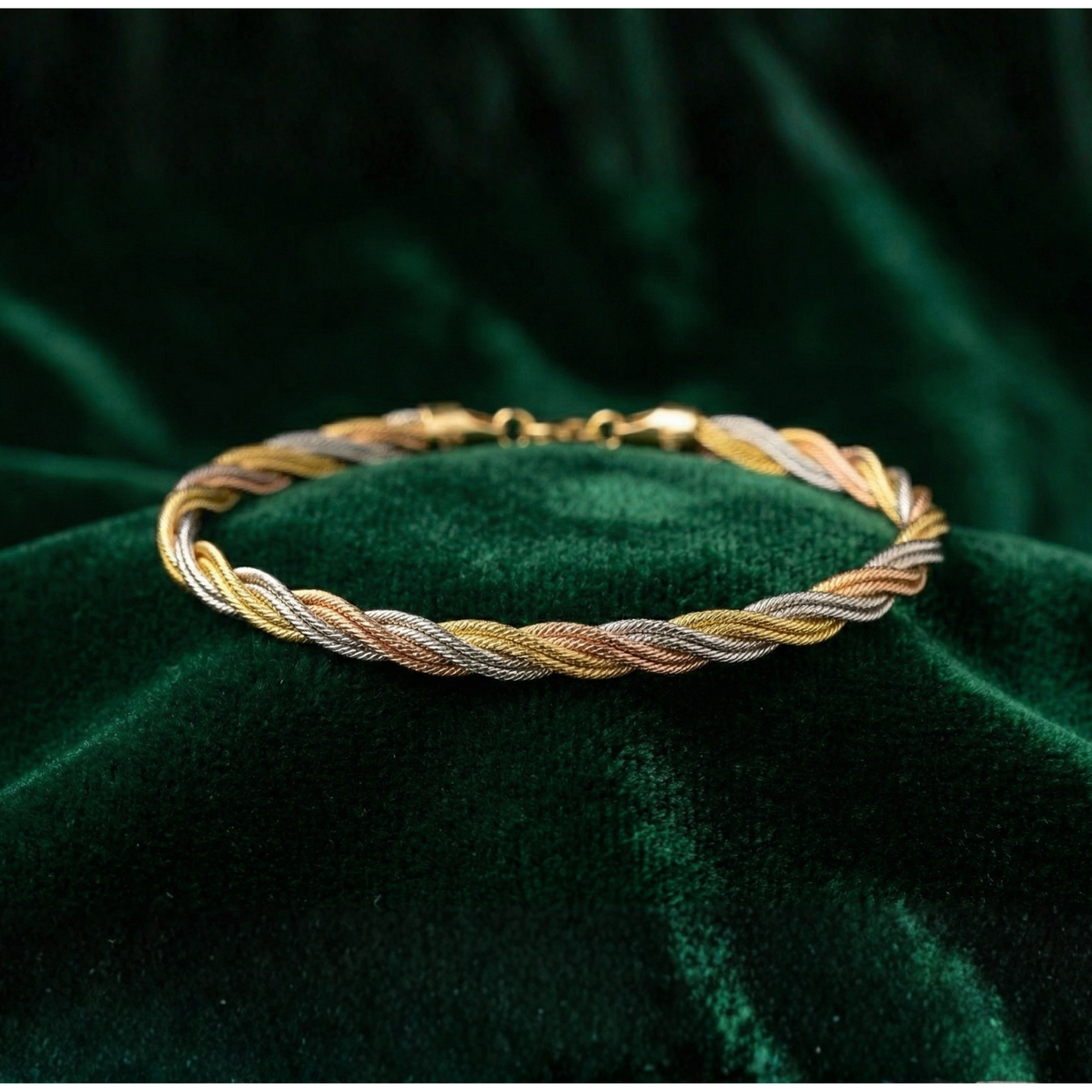 Golden Twist Anklet
