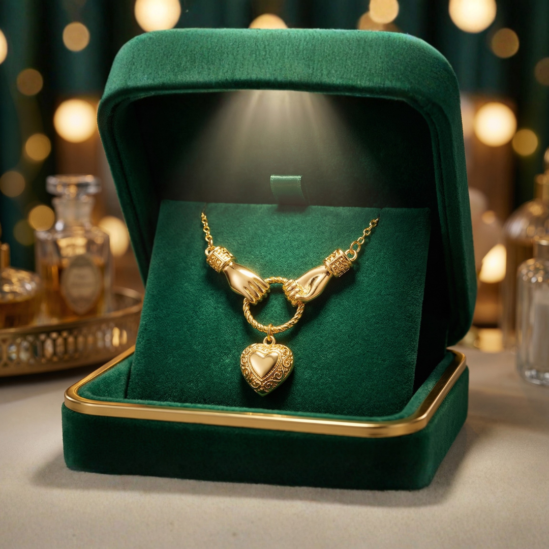 Golden Bond Heart Necklace