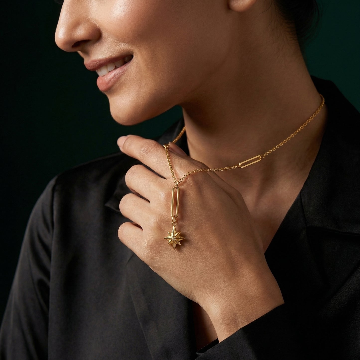18K Gold Shine Necklace