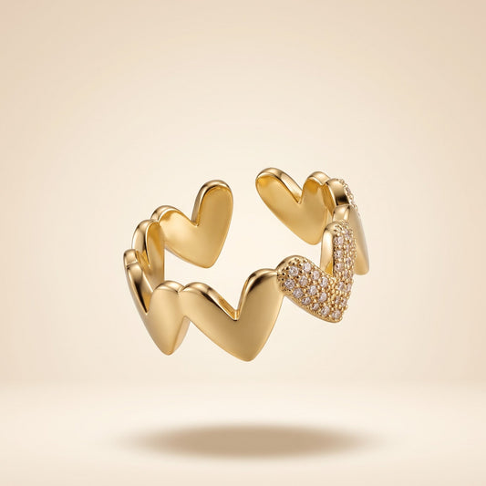 Tender Heart Open Ring (Free Size)
