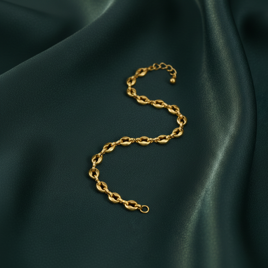 Golden Link Chain Bracelet