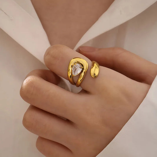 Classic Gold Open Ring