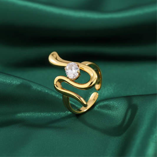 Chic Gold Plated Ring