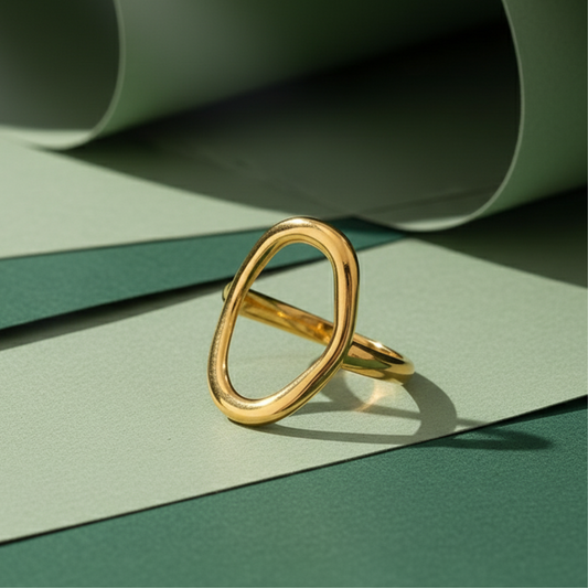 Timeless Oval Open Ring