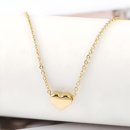 Timeless Gold Heart Necklace