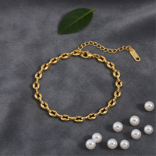 Golden Link Chain Bracelet