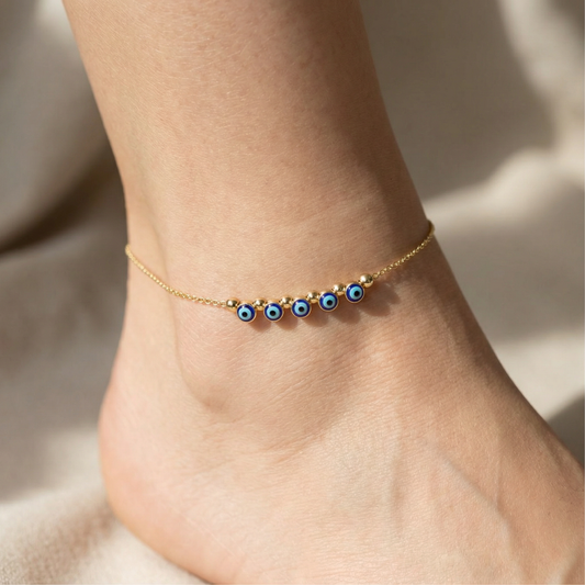 Golden Bloom Anklet